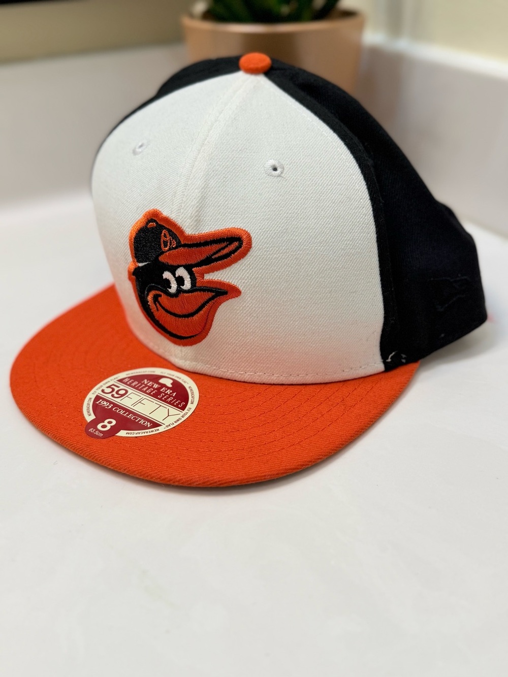 New Era Baltimore Orioles Low Profile Hat Size 8 MLB Baseball 59fifty New